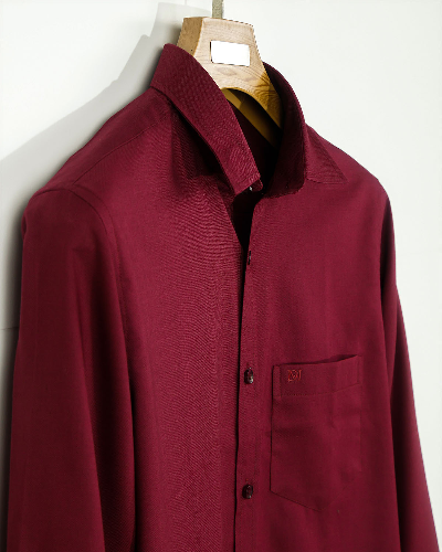 Fancy Cotton Solid Shirt